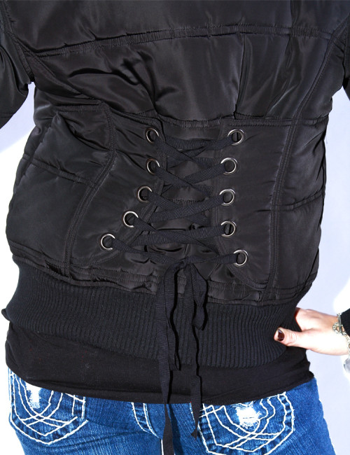 SRH - Bunny Quilted Jacket Black L