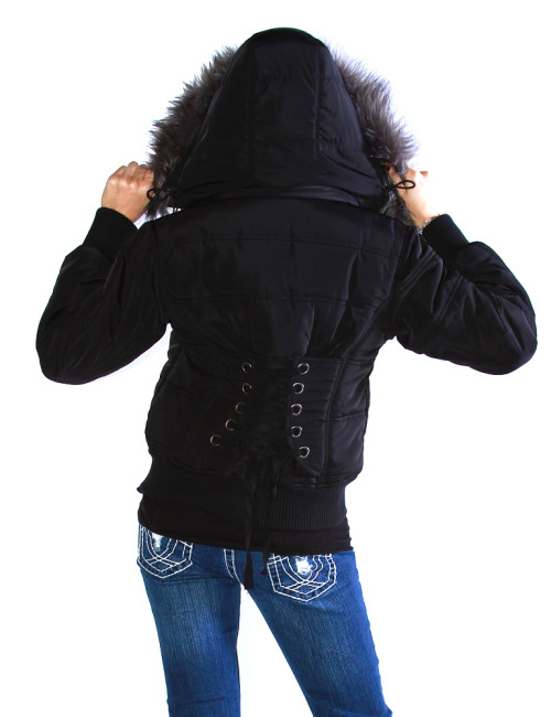 SRH - Bunny Quilted Jacket Black L