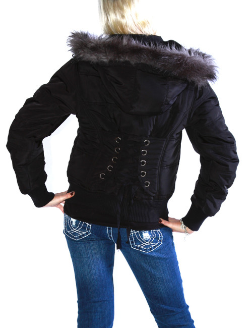 SRH - Bunny Quilted Jacket Black L