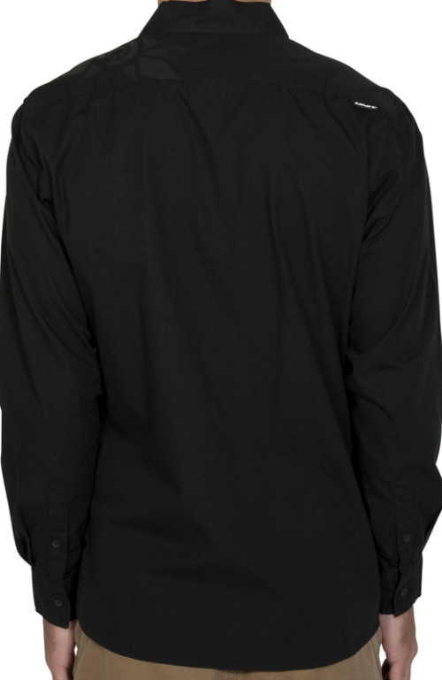 UNIT - WARRIOR LONG SLEEVE SHIRT BLACK M