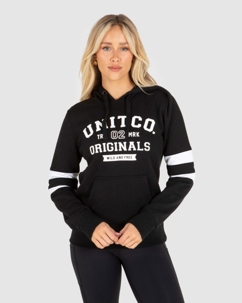 UNIT - COLLEGE LADIES PULLOVER BLACK