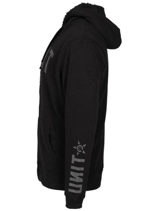 UNIT - SURGED ZIP HOODY BLACK S