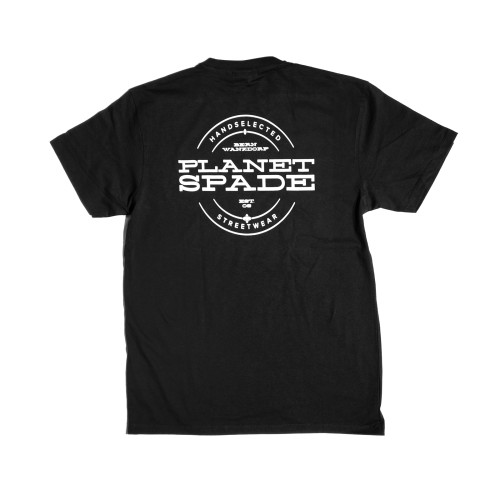 PLANETSPADE - FAMILY2 TEE BLACK S