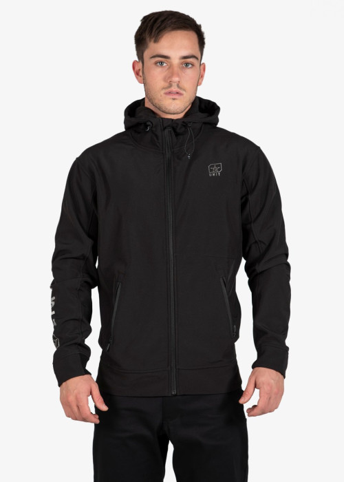 UNIT - DECADE HOOD JACKET BLACK