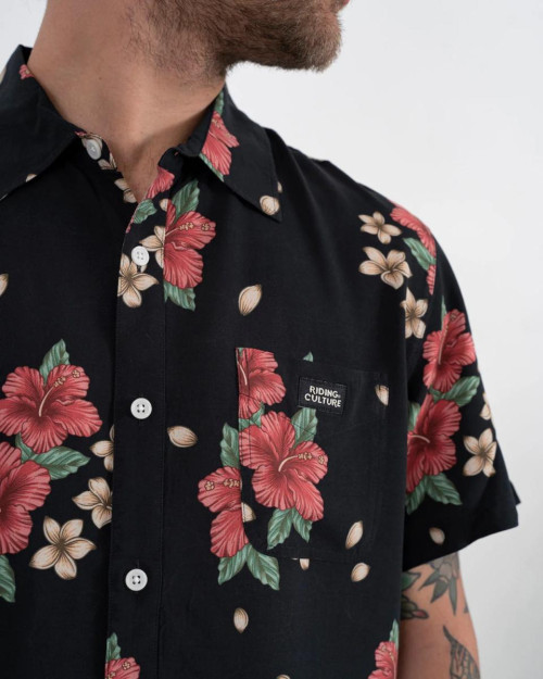 RIDING CULTURE - KAUAI SHIRT BLACK M