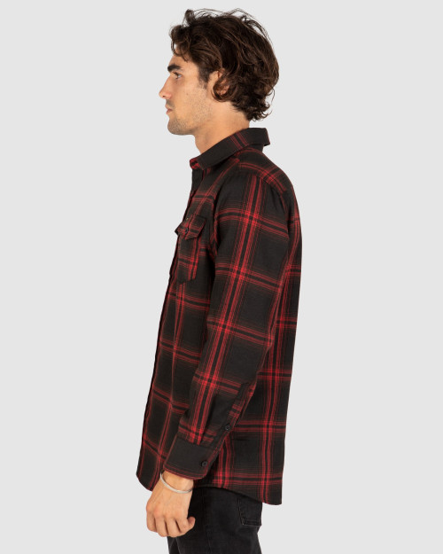 UNIT - NEWTOWN FLANNEL RED XL