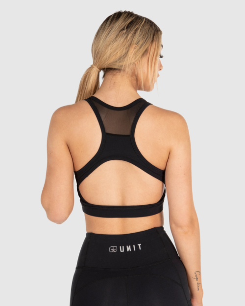 UNIT - CONTROL LADIES SPORTS BRA BLACK