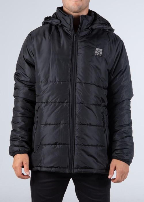 UNIT - RAIDER PUFF JACKET BLACK M