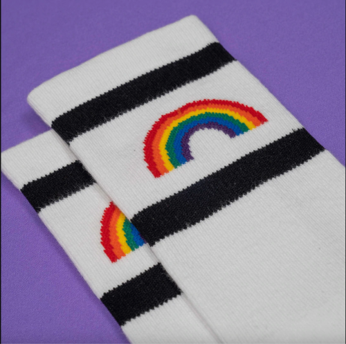 AMERICAN SOCKS - OVER THE RAINBOW MID HIGH ONE SIZE