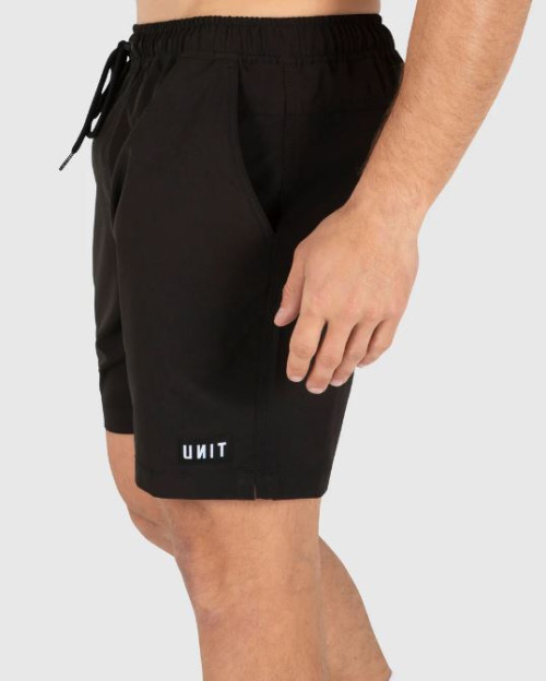 UNIT - BLOCK SHORTS BLACK XL