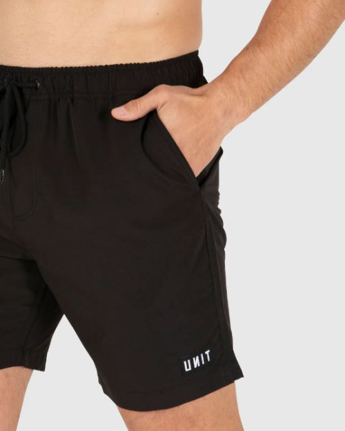 UNIT - BLOCK SHORTS BLACK XL