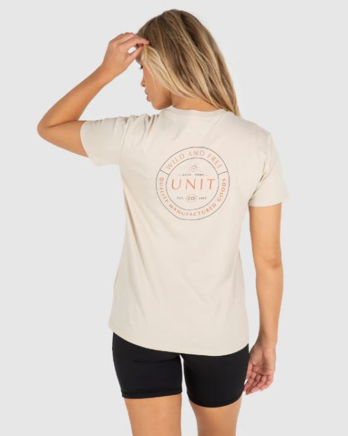 UNIT - WILD & FREE LADIES TEE CEMENT M