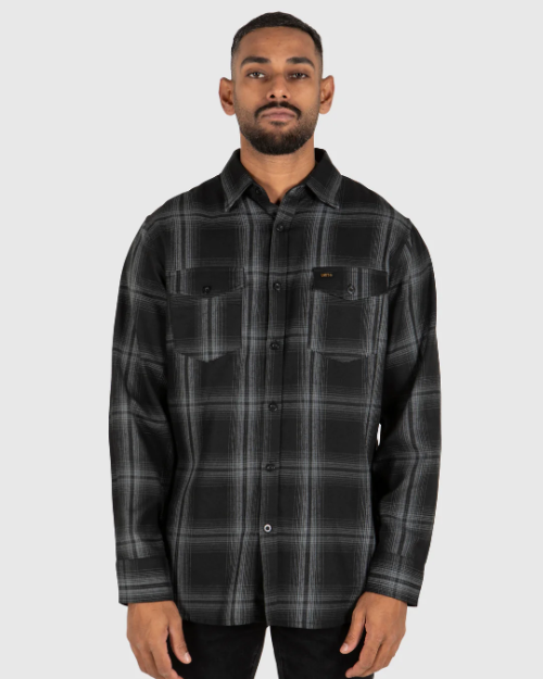 UNIT - NEWTOWN FLANNEL BLACK