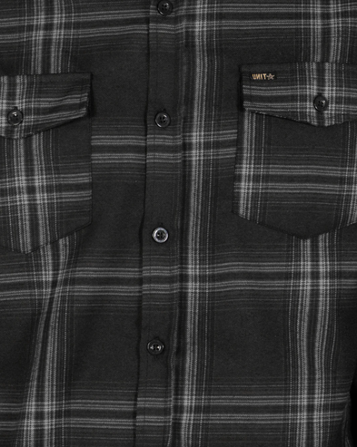 UNIT - NEWTOWN FLANNEL BLACK