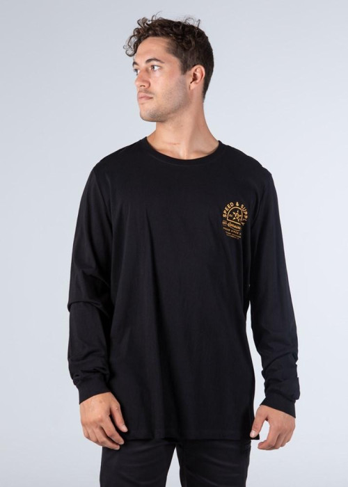 UNIT - SUPPLIER LONG SLEEVE TEE BLACK S