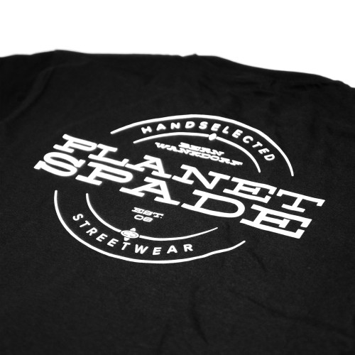 PLANETSPADE - FAMILY2 TEE BLACK S