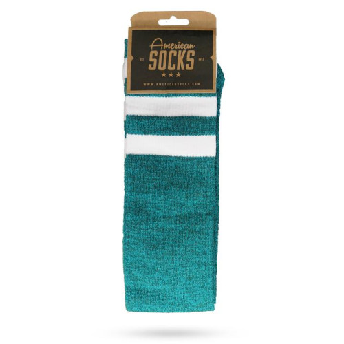 AMERICAN SOCKS - TURQUOISE NOISE KNEE HIGH ONE SIZE