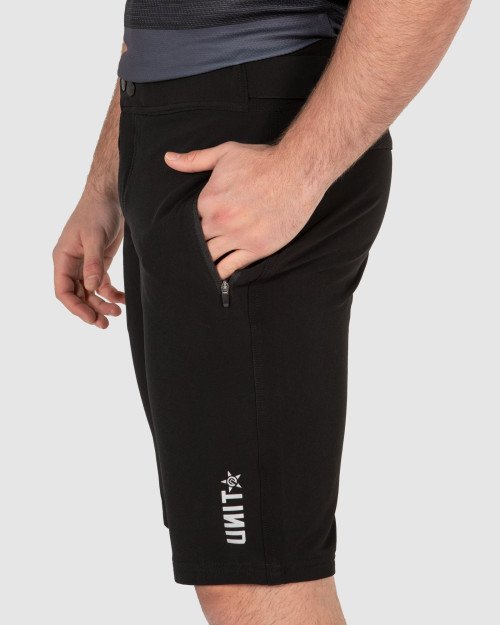 UNIT - FLEET FLEX MTB SHORTS BLACK