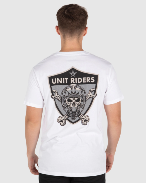 UNIT - RIDER TEE WHITE