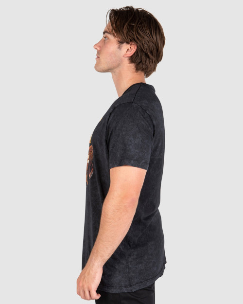 UNIT - FREE FLIGHT TEE BLACK L