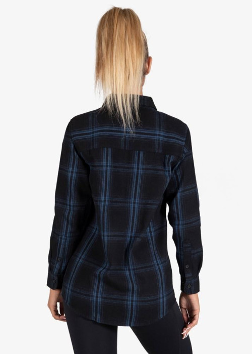 UNIT - FRASER LADIES FLANNEL SHIRT BLUE S