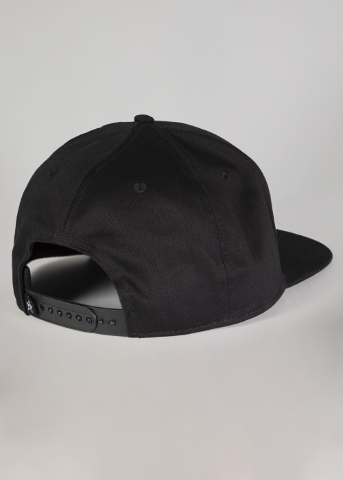 UNIT - CLATE FLAT PEAK SNAPBACK BLACK ONE SIZE