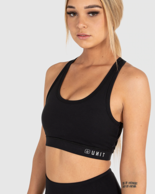 UNIT - CONTROL LADIES SPORTS BRA BLACK