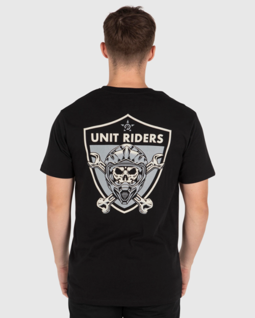 UNIT - RIDER TEE BLACK