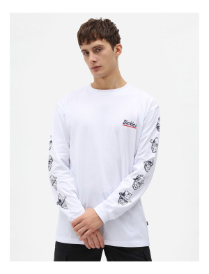 DICKIES - FEDERAL DAM LONGSLEEVE WHITE