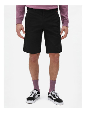 DICKIES - SLIM STRAIGHT FLEX SHORT BLACK