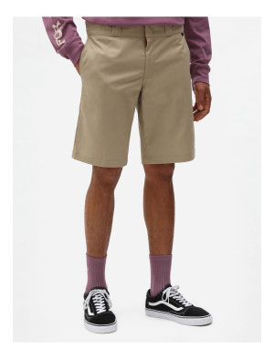 DICKIES - SLIM STRAIGHT FLEX SHORT KHAKI