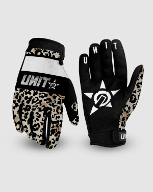 UNIT - RAID GLOVES BLACK LEO