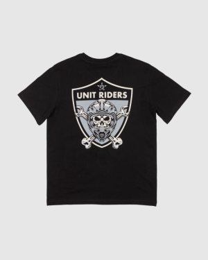 UNIT - RIDERS KIDS TEE BLACK